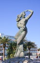 Mermaid statue. Cascais. Portugal