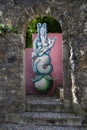 Mermaid Symbol at Portmeirion in North Wales, UK