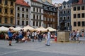 The mermaid of Warsaw in old town