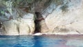Mermaids' cave in Sardinia Royalty Free Stock Photo