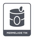 mermelade tin icon in trendy design style. mermelade tin icon isolated on white background. mermelade tin vector icon simple and