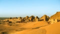 Meroe Pyramids in the Sudan Royalty Free Stock Photo