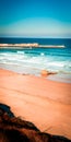 Meron beach.San Vicente de la Barquera. Royalty Free Stock Photo