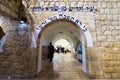 The famous entrance to the tomb structure of Rabbi Shimon Bar Yochai