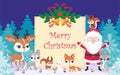 Merri christmas greeting card