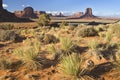 Merrick Butte and Monument Valley formations, Arizona Royalty Free Stock Photo