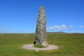 Standing Stone on Dartmoor, England Royalty Free Stock Photo