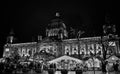 Merry Belfast City Hall, black and white