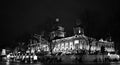 Merry Belfast City Hall, black and white