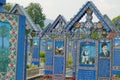 The Merry Cemetery is a cemetery in the village of Sapanta, Maramures county, Romania Royalty Free Stock Photo