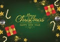 merry chrismas art vector Royalty Free Stock Photo