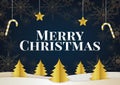 merry chrismas art vector Royalty Free Stock Photo