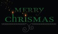 Merry chrismas card Royalty Free Stock Photo