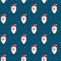 Merry Chrismas and New Year pattern Royalty Free Stock Photo