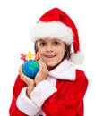 Merry christmas for all the world concept Royalty Free Stock Photo