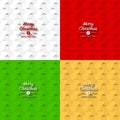 Merry Christmas background. Creative hexagonal pattern. Vector Royalty Free Stock Photo