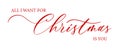 Merry Christmas background with typography, lettering. Greeting card. banner and poster Royalty Free Stock Photo