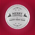 Merry christmas badge