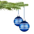 Merry christmas balls Royalty Free Stock Photo