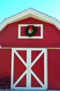 Merry Christmas Barn Royalty Free Stock Photo