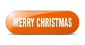 merry christmas button. merry christmas sign. key. push button. Royalty Free Stock Photo