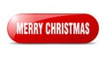 merry christmas button. merry christmas sign. key. push button. Royalty Free Stock Photo