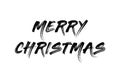 Merry Christmas calligraphic lettering text design and greeting cards. Merry Christmas banner and illustration. Royalty Free Stock Photo