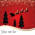 Merry Christmas card Royalty Free Stock Photo