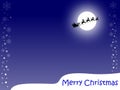 Merry Christmas Card [Blue]