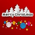 Merry Christmas Card Royalty Free Stock Photo