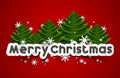 Merry Christmas Card Royalty Free Stock Photo