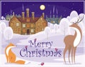 Merry Christmas card Royalty Free Stock Photo