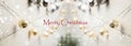 Merry Christmas. Christmas card. Defocused background. The light of lanterns. glares