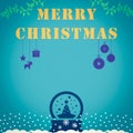 Merry Christmas colorful greeting cards new 2020