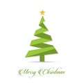 Merry Christmas creative design with white background vector