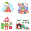 merry christmas creature Royalty Free Stock Photo