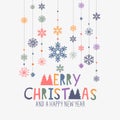 Merry Christmas Decorations Royalty Free Stock Photo