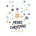 Merry Christmas Decorations Royalty Free Stock Photo