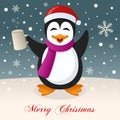 Merry Christmas with Drunk Penguin