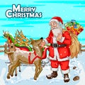 Merry Christmas festival celebration background