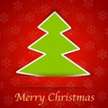 Merry Christmas gift card Royalty Free Stock Photo