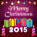 Merry Christmas gifts Royalty Free Stock Photo