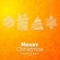 Merry Christmas gifts card abstract background Royalty Free Stock Photo