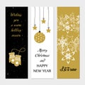 Merry Christmas greeting banner