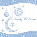 Merry Christmas greeting card