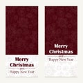 Merry Christmas greeting card. Abstract Happy New Year background. Hand drawn inscription. Vector illustration Royalty Free Stock Photo