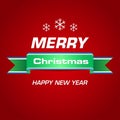 Merry Christmas Greeting Card Design