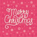 Merry Christmas greeting card