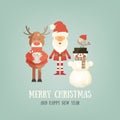 Merry Christmas Greeting Card