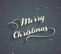 Merry Christmas greeting card